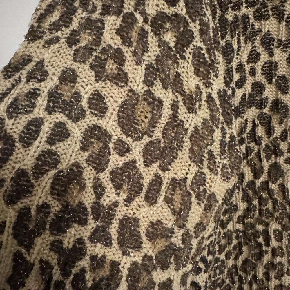 Chico's Leopard Print Button Down Short Sleeve Ca… - image 8